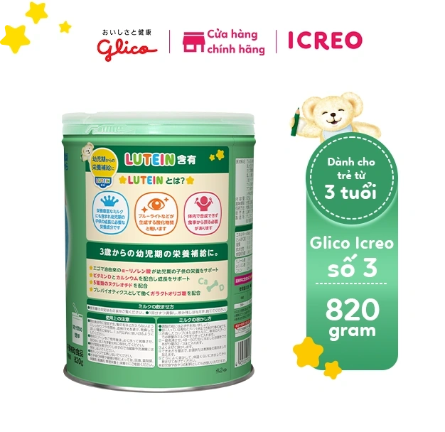 Glico ICREO Learning Milk (820g)